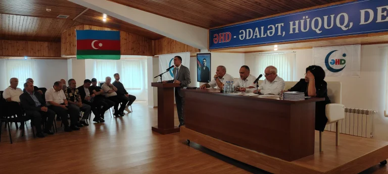 ƏHD Partiyası Ali Məclisinin növbəti iclası keçirilib