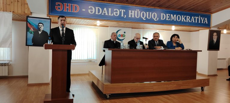 ƏHD Partiyası Ali Məclisinin iclası keçirilib